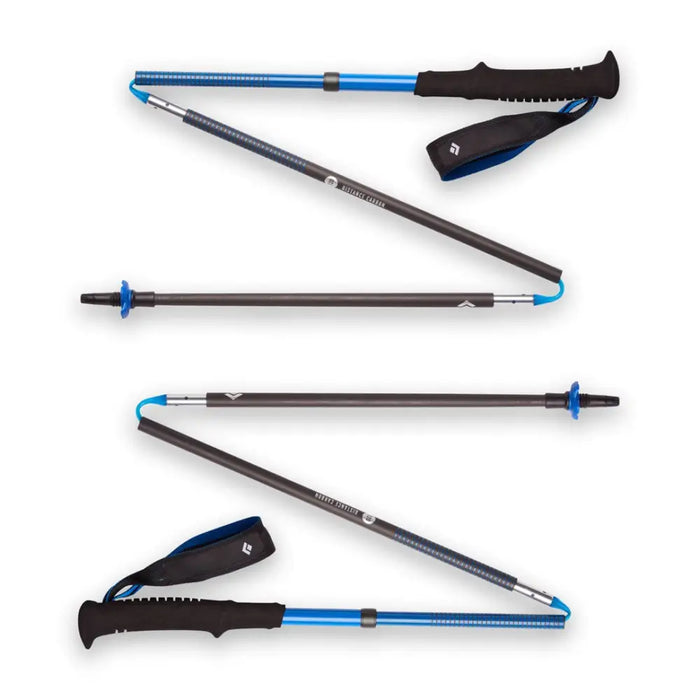 BLACK DIAMOND Distance Carbon Z-Pole trekking pole Unisex Foldable - Poles for Nordic Walking