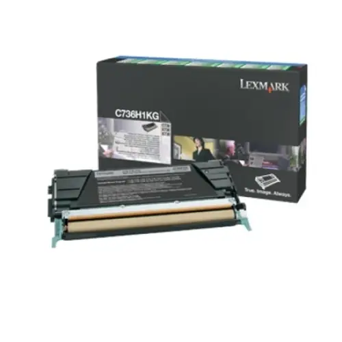Black High Yield Toner Cartridge,12,000 pages,C736dn / C736dtn / C736n / X736de / X738de / X738dte Return Programme