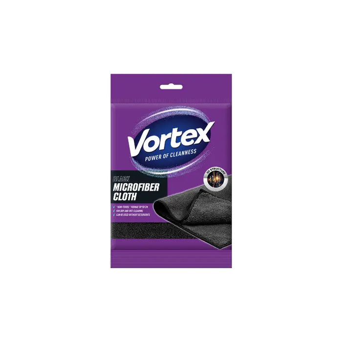 BLACK VORTEX MICROFIBER TOWEL - Продукти за почистване<<<Домашни потреби<<<Кухня<<<Praktiker