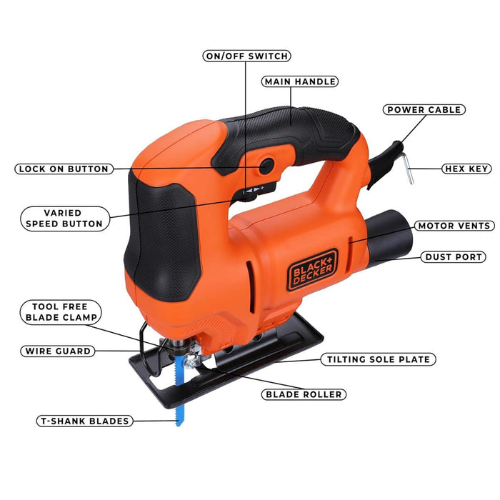 JIG SAW 400W BLACK&DECKER