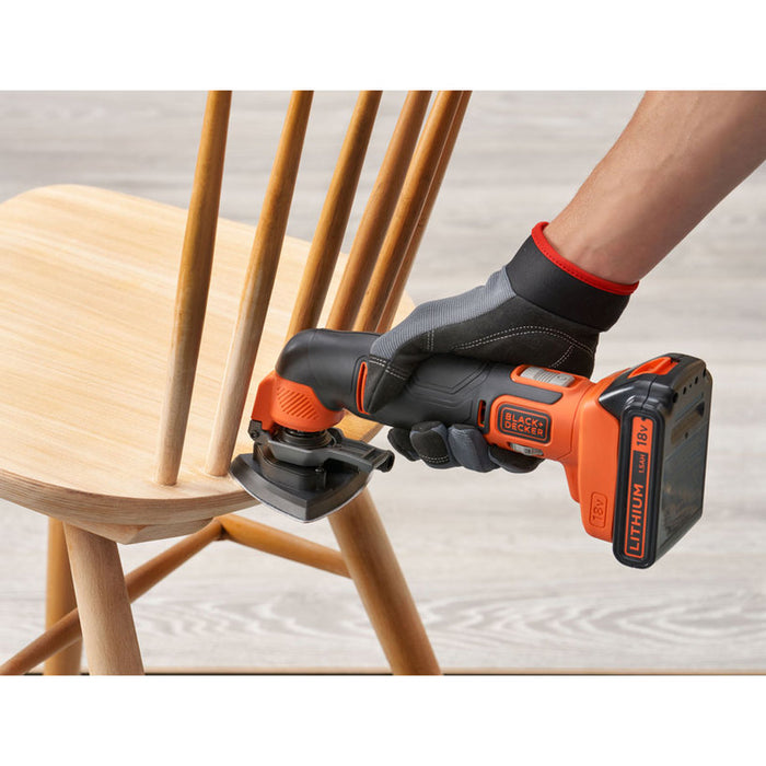 BATTERY MULTIFUNCTIONAL TOOL BLACK&DECKER BDCOS18N-XJ 18 V, WITHOUT BATTERY AND CHARGER