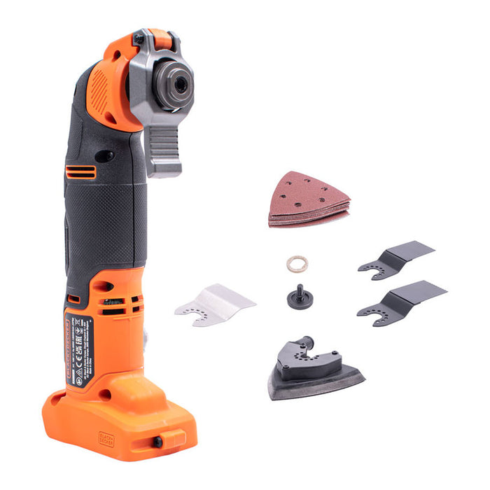 BATTERY MULTIFUNCTIONAL TOOL BLACK&DECKER BDCOS18N-XJ 18 V, WITHOUT BATTERY AND CHARGER
