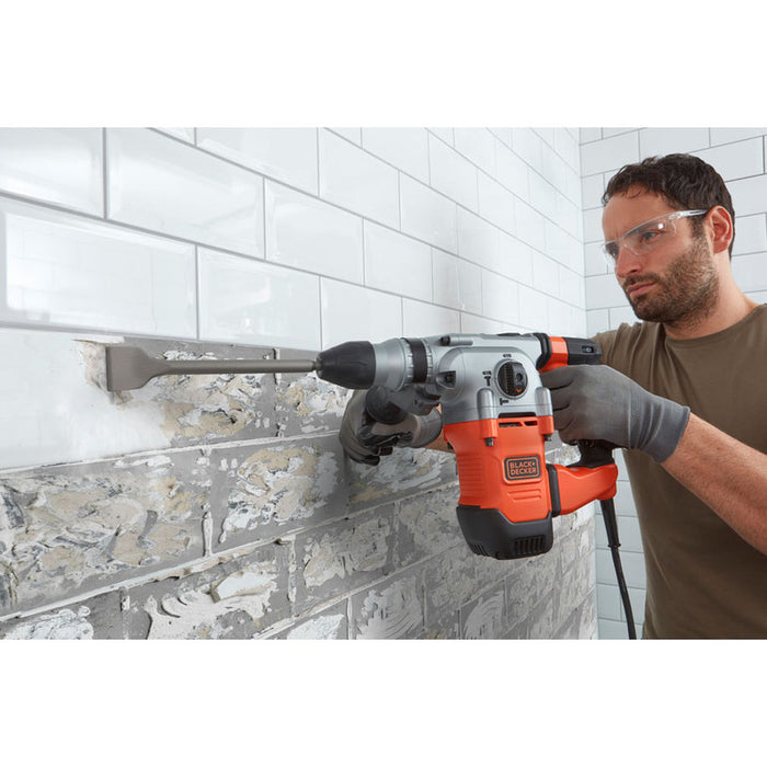 PERFORATOR BLACK&DECKER BEHS03K-QS 3.70 J, SDS PLUS, 1250 W, SUITCASE