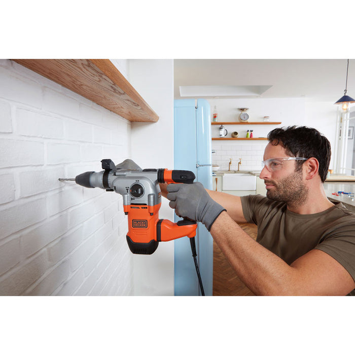 PERFORATOR BLACK&DECKER BEHS03K-QS 3.70 J, SDS PLUS, 1250 W, SUITCASE