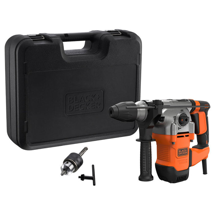 PERFORATOR BLACK&DECKER BEHS03K-QS 3.70 J, SDS PLUS, 1250 W, SUITCASE