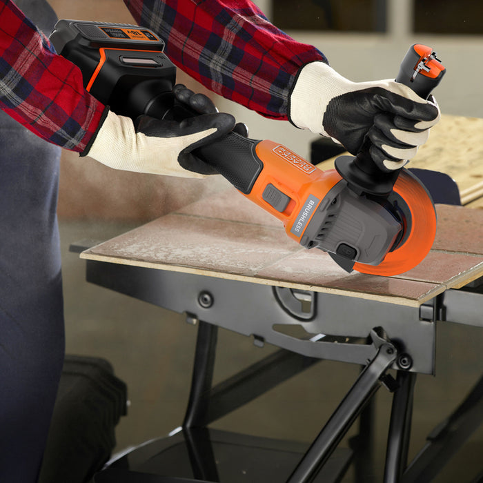 BLACK&DECKER BRUSHLESS CORDLESS BCG6L8F1S-QW
