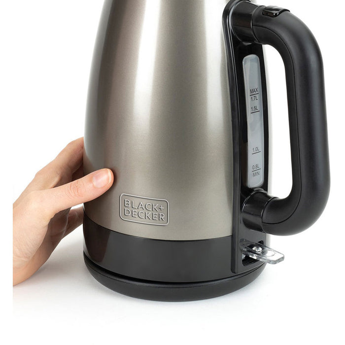 ELECTRIC KETTLE BLACK&DECKER BXKE22001E GRAY, 1.70 L, 2200 W
