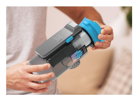 Black & Decker BSV520BRB-QW stick vacuum/electric broom Battery Dry Bagless 0.65 L Blue 2 Ah