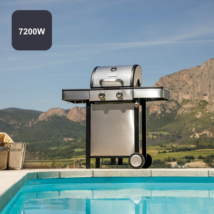 Black+Decker BXOG7200E gas grill, 2 burners x 3.6 kW