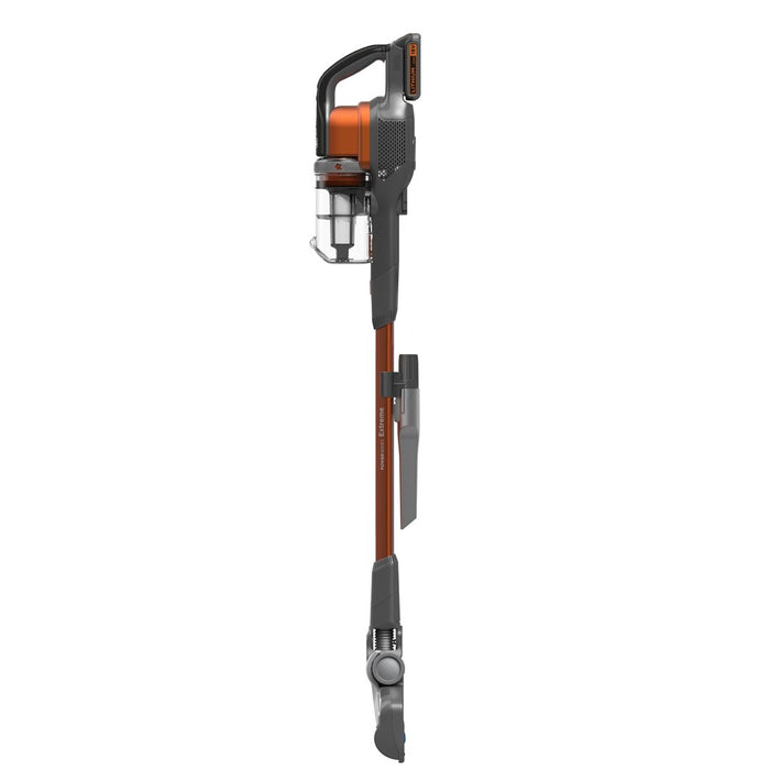 Black & Decker BHFEV182C-QW stick vacuum/electric broom 2-in-1 stick vacuum Battery Dry Bagless Orange, Titanium 2 Ah