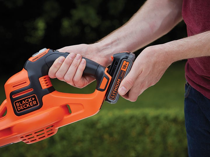Black & Decker GWC1820PC cordless leaf blower 209 km/h Black, Orange 18 V Lithium