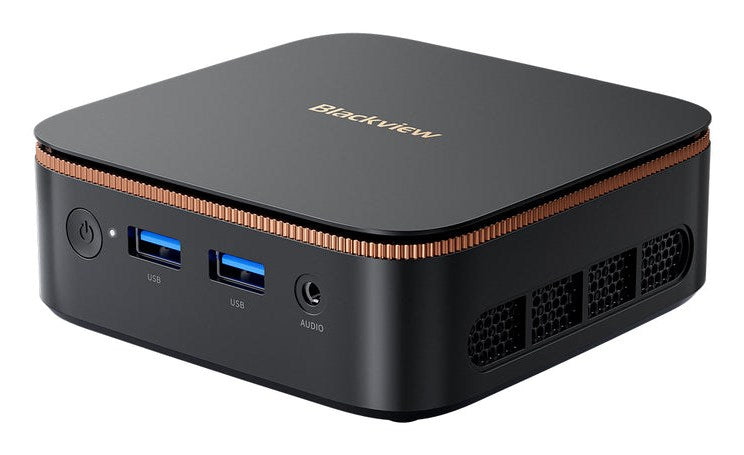 Blackview MP20 Mini PC with Ryzen 3 3300U, 8GB RAM, 256GB SSD, Windows 11 Pro, black