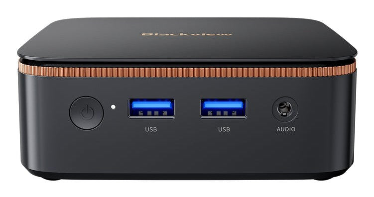 Blackview MP20 Mini PC with Ryzen 3 3300U, 8GB RAM, 256GB SSD, Windows 11 Pro, black