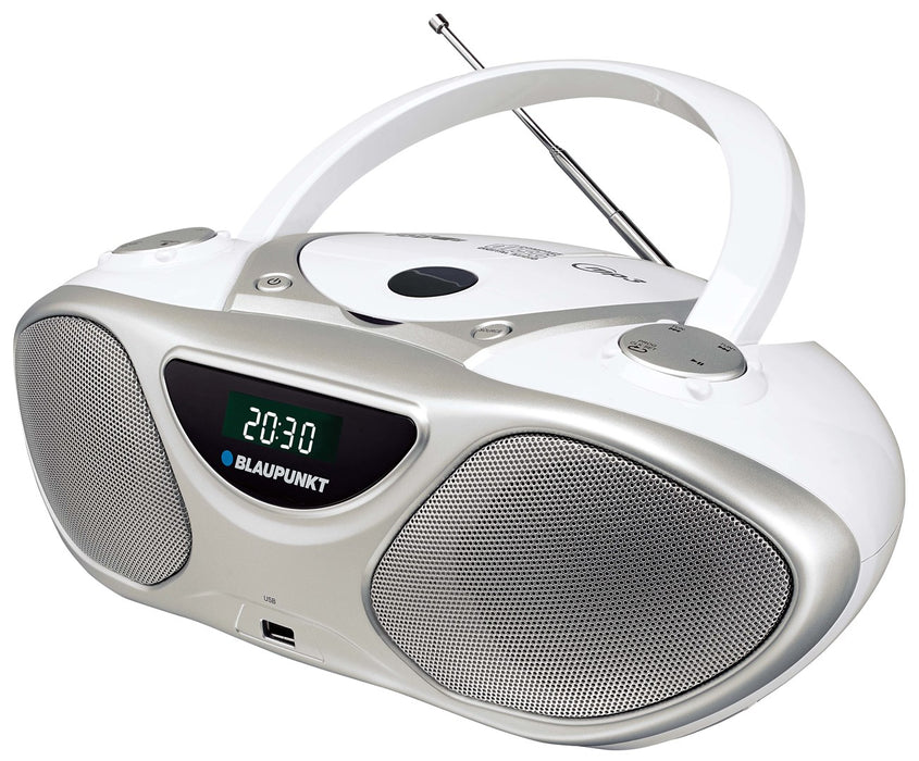 Blaupunkt BB14WH CD player CD recorder Silver, White