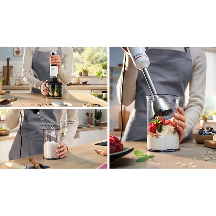 BLENDER BOSCH MSM4W421 WHITE 800 W - Пасатори<<<Домакински електроуреди<<<Мебели и интериор<<<Praktiker&&&Кухненски