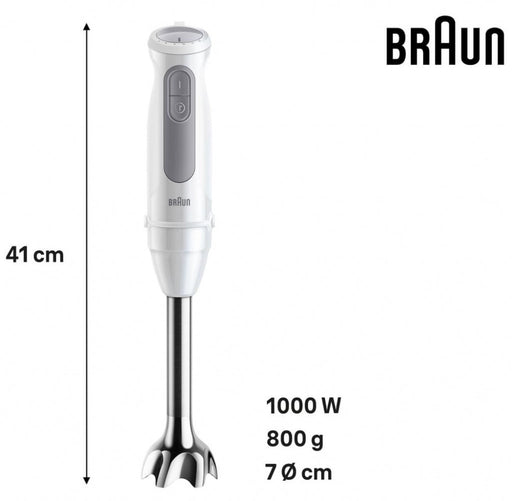 Blender Braun MQ50501MWH - Пасатори<<<За Кухнята<<<Малки електроуреди<<<TechMart