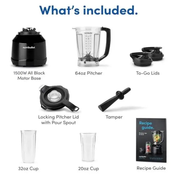 Blender Nutribullet Smart Touch Blender Combo NBF520B - Блендери<<<Уреди за кухня<<<Малки електроуреди<<<TechnoMix