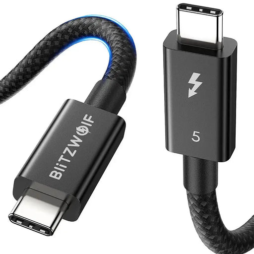BlitzWolf BW-HDC8 240W USB-C to USB-C cable 0,.5m (black) - USB-C to USB-C<<<USB cables<<<GSM Accessories<<<InnproXML