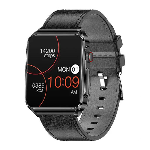 BlitzWolf BW-HL6 smartwatch (black leather) - Smartwatches<<<Smartwatches<<<InnproXML