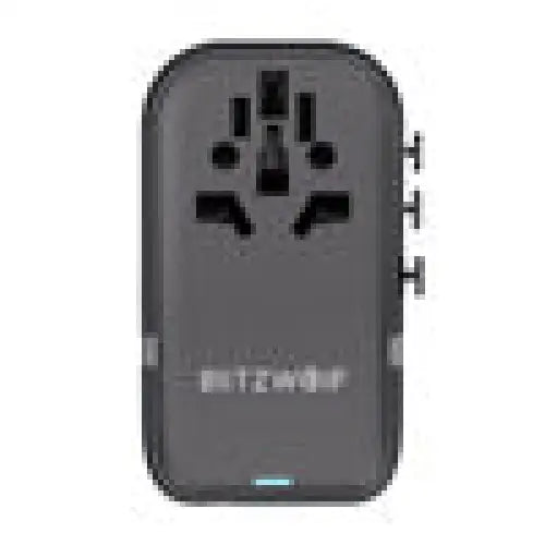 Blitzwolf BW-TA2 5-in-1 Travel Adapter 2xUSB PD + 2xC QC + C GaN 100W - Adapters connectors and converters<<<IT