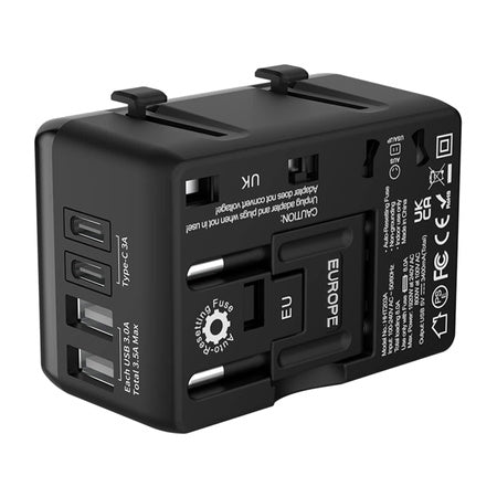 Blitzwolf BW-TA1 4-in-1 Travel Adapter 2xUSB + C + PD 20W