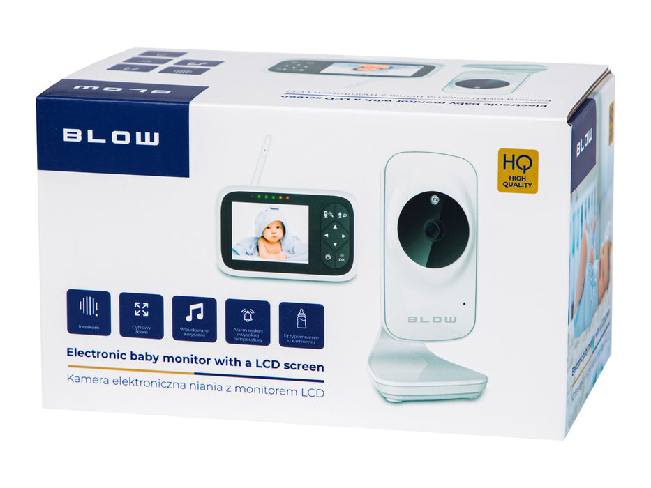 BLOW electronic baby monitor with 3.2" LCD monitor