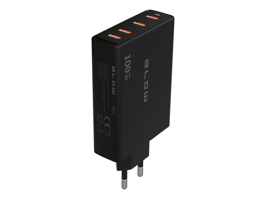 Wall charger USB-Cx4 PD 100W GAN black