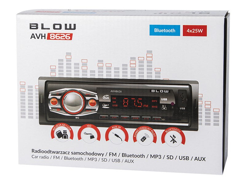 BLOW AVH-8626 Car Black