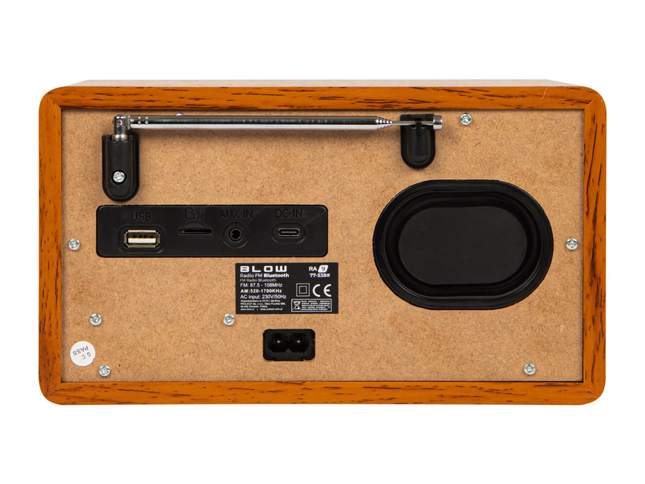 Portable analog AM/FM radio BLOW RA9 V.2"
