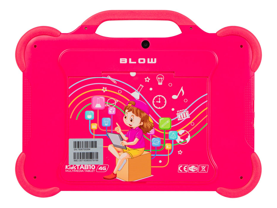 Tablet KidsTAB10 4G BLOW 4/64GB pink + case