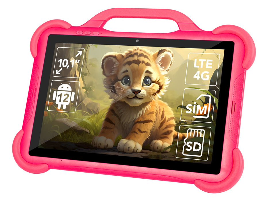 Tablet KidsTAB10 4G BLOW 4/64GB pink + case