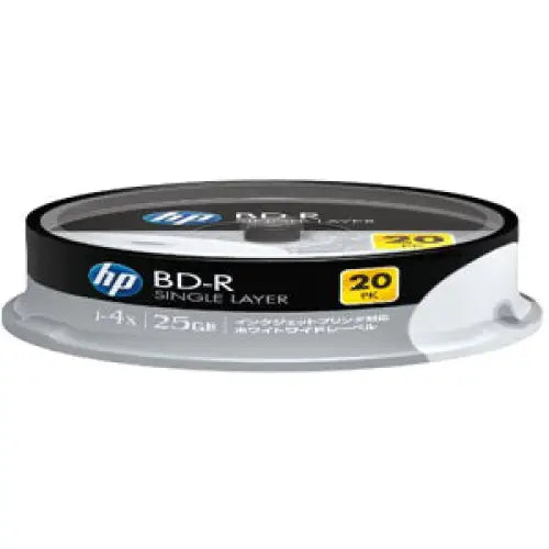 BLU-RAY HP BD-R SINGLE LAYER 25GB 4X - 10 PCS. IN THE SPINDLE - CD/DVD<<<Оптични носители<<<MediaTrade