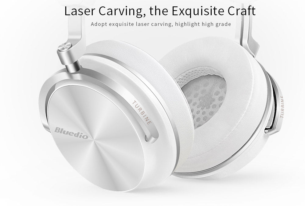 Bluedio T4S Bluetooth 4.2 Wireless Headphones ANC Extra Bass - Wireless Earphones