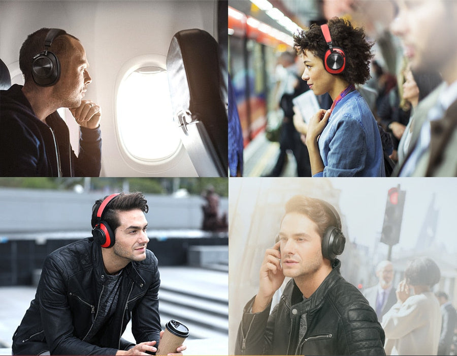 Bluedio T6 Bluetooth 5.0 ANC Foldable Wireless Headphones - Wireless Earphones