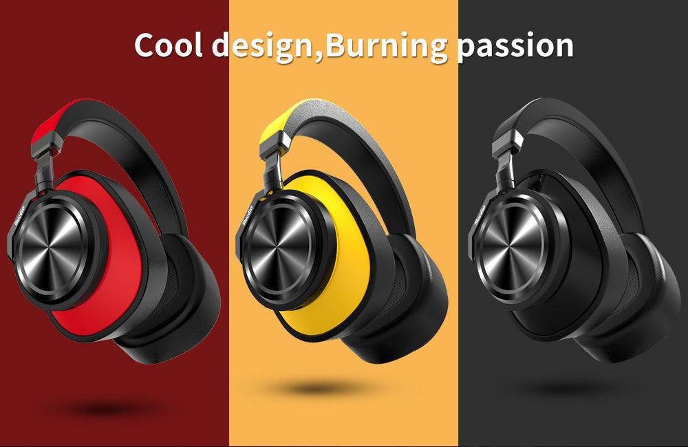 Bluedio T6 Bluetooth 5.0 ANC Foldable Wireless Headphones - Wireless Earphones
