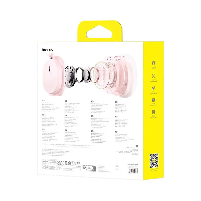 Bluetooth Headband Headphones Baseus Bowie D05 Pink (Pink) - Bluetooth headsetsAKG-SBL<<<GSM