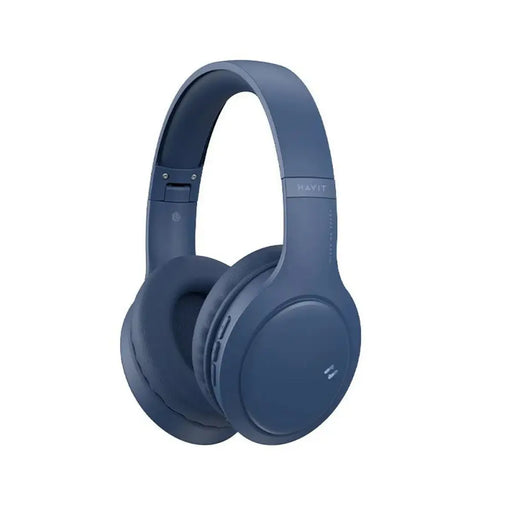 Bluetooth Headband Headphones Havit H633BT Blue - Микрофони и слушалки<<<Електроника Периферни и резервни