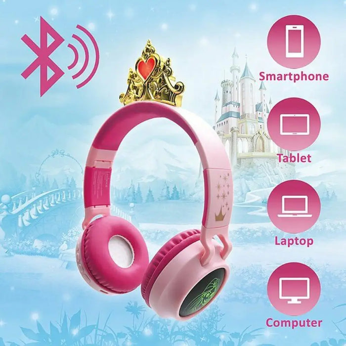 Bluetooth Headphones Lexibook HPBT015DP Disney Princess Pink - Електроника Периферни и резервни части<<<Компютри|
