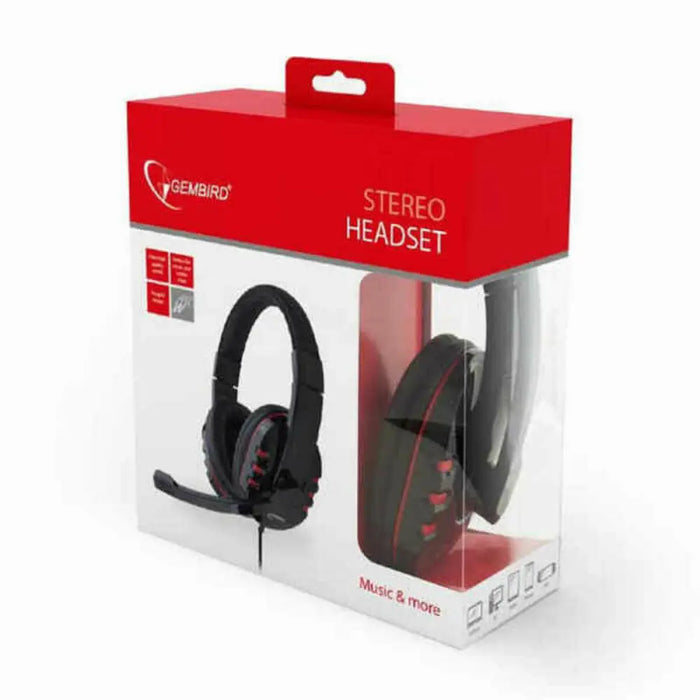 Bluetooth Headset with Microphone GEMBIRD GHS-402 Black - Микрофони и слушалки<<<Електроника Периферни и резервни
