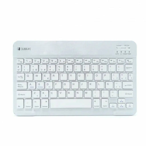 Bluetooth Keyboard Subblim SUB-KBT-SM0001 Silver Spanish Qwerty - Електроника Периферни и резервни части<<<Компютри|