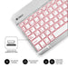 Bluetooth Keyboard Subblim SUB-KBT-SMBL30 Multicolour Silver Spanish Qwerty QWERTY - Електроника Периферни и резервни