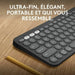 Bluetooth Keyboard with Support for Tablet Logitech K380 French Grey Graphite Dark grey AZERTY - Електроника Периферни