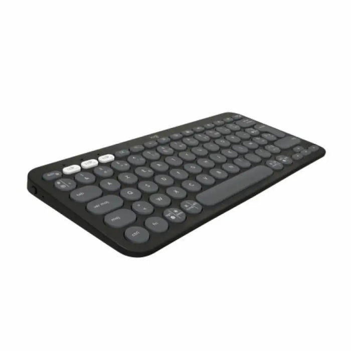 Bluetooth Keyboard with Support for Tablet Logitech K380 French Grey Graphite Dark grey AZERTY - Електроника Периферни