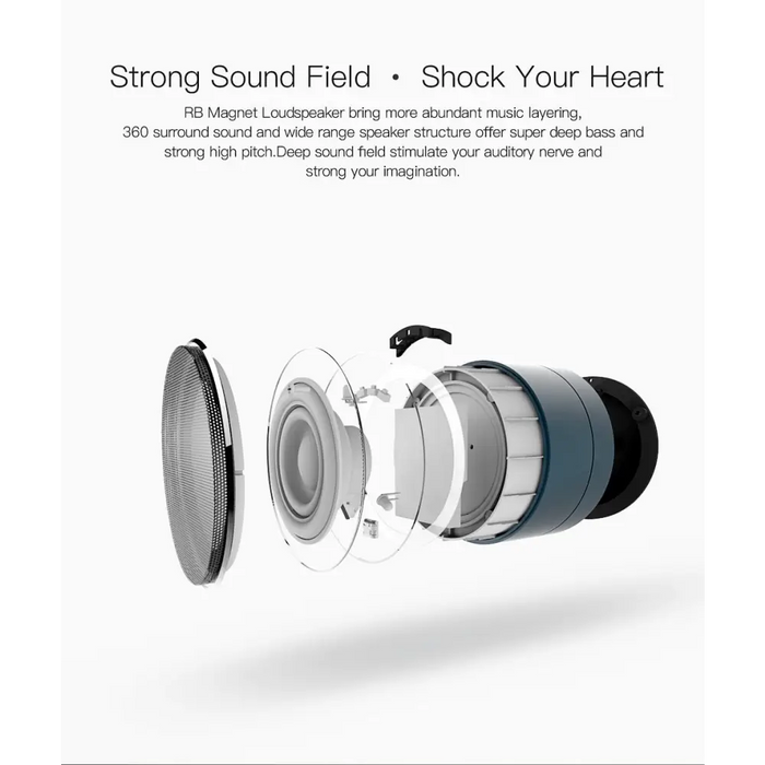 Bluetooth Speaker QCY A10 column with SD card slot AUX - Bluetooth Speakers