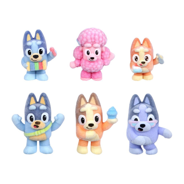Moose Bluey - Fuzzies Deluxe Figure Set, 8 Pieces