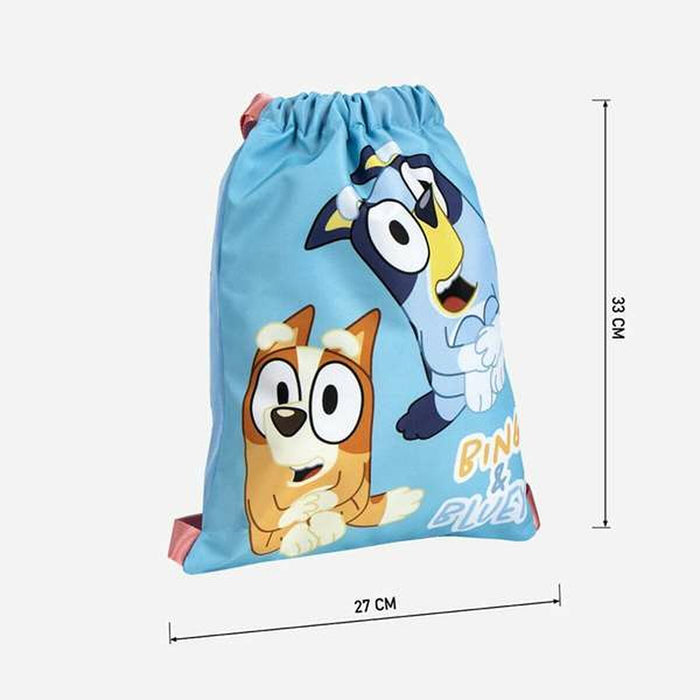 Backpack with Strings Bluey Blue 27 x 33 cm