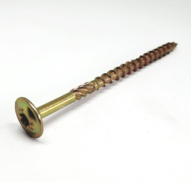 WIDE HEAD WOOD SCREW 6X100 TX 10 PCS