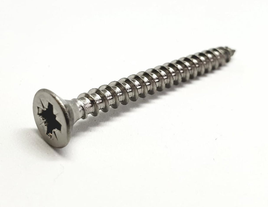 SCREW STAINLESS STEEL/A2 FOR WOOD 4.5X50 10PCS BM