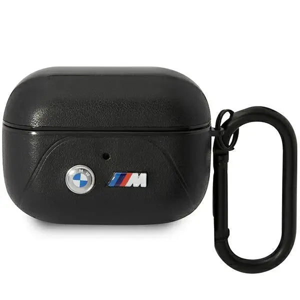 BMW BMAP22PVTK AirPods Pro cover black/black Leather Curved Line - Cell phone cases and covers<<<HurtelXML