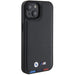 BMW BMHCP15S22PTDK iPhone 15 6.1’’ black/black Leather Stamp Tricolor - Cell phone cases and covers<<<HurtelXML